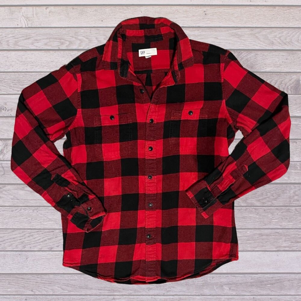 Red & Black Gap Flannel
